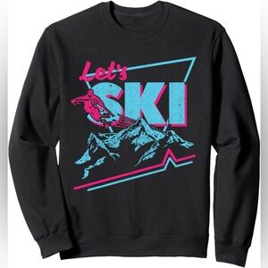 Retro Ski Crew Neck Sweatshirt